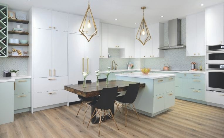 Dining Room Kitchen Home Design Example